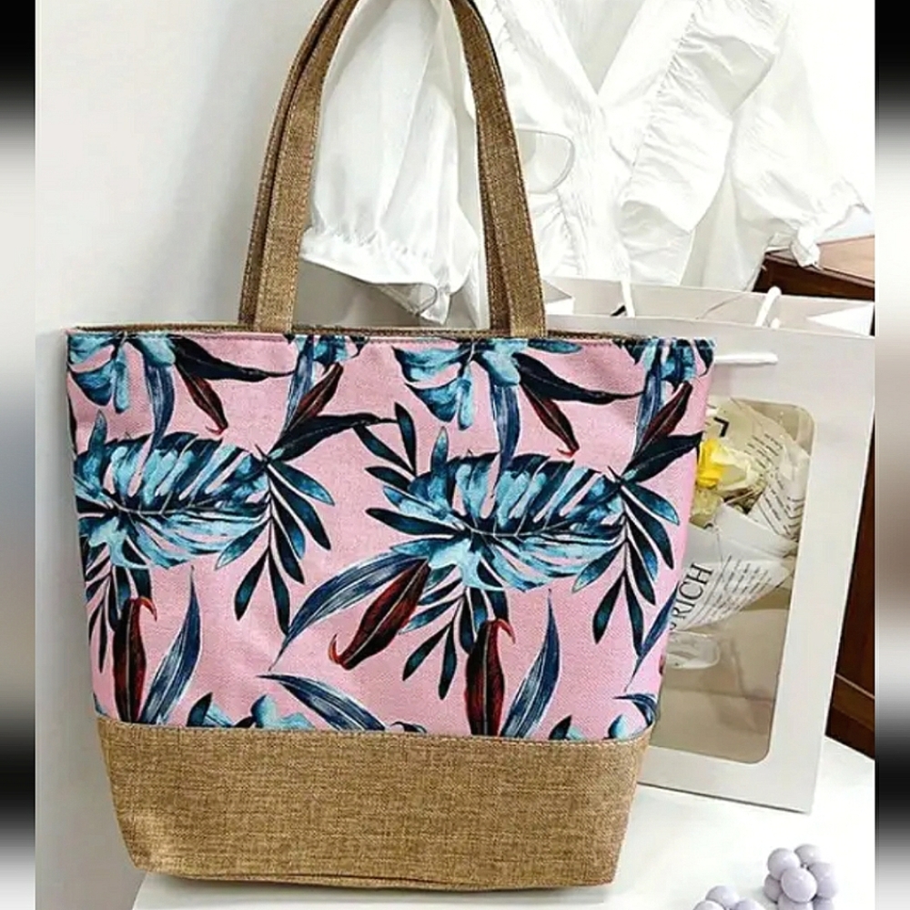 Large-capacity Canvas Tote Bag,  NWT